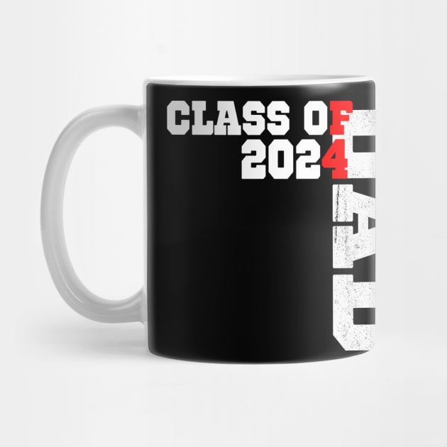 Proud Senior Dad 2024, Senior 2024,Class Of 2024 Father's by SecuraArt